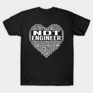 Ndt Engineer Heart T-Shirt